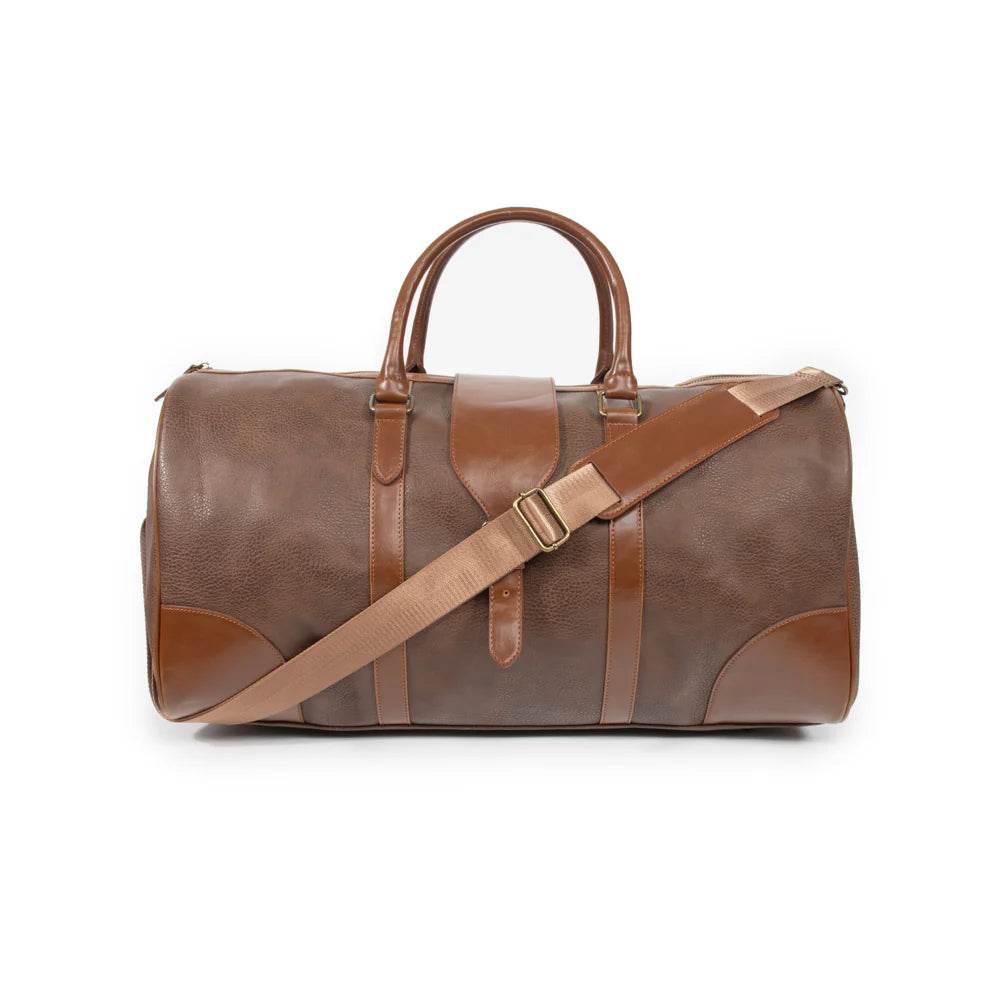 THE OXFORD DUFFEL BAG - CHOCOLATE BROWN