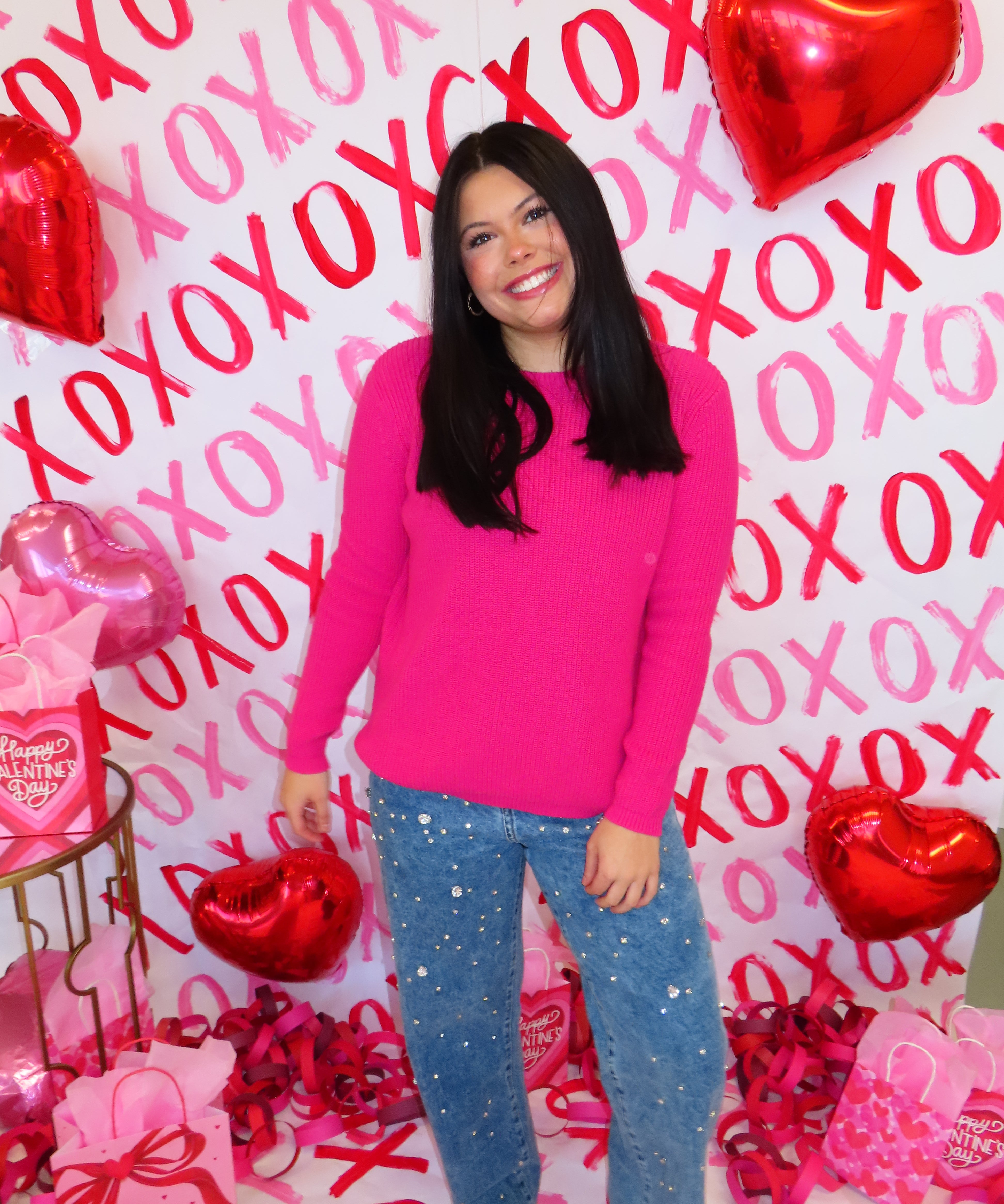 Fuchsia Knit Sweater
