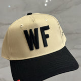 VINTAGE BLACK & CREAM WF HAT