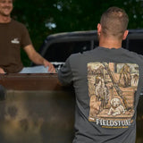 GREY PUPPY IN A TRUCK TEE - FIELDSTONE