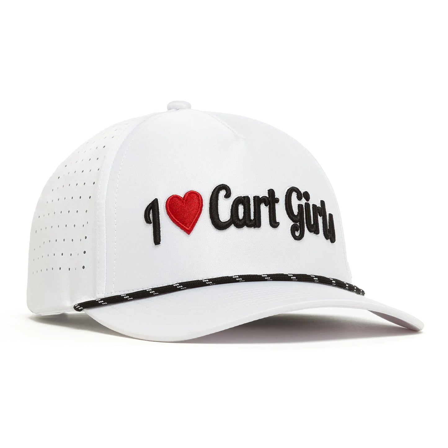 I HEART CART GIRLS  PERFORMANCE SNAPBACK ROPE HAT