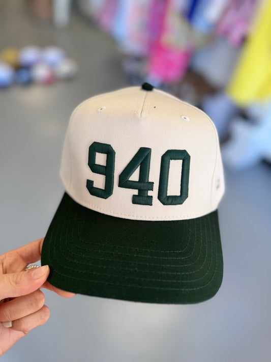 VINTAGE HUNTER GREEN 940 HAT