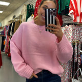 Light Pink Sweater Top