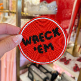 TEXAS TECH WRECK' EM BUTTON