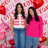 Fuchsia Knit Sweater