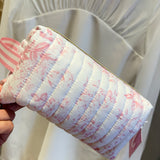 Laura Ashley Pouch - Pink Toile Garden Blooms 8x5