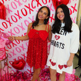 QUEEN OF HEARTS FLARE DRESS