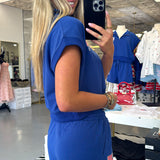 NAVY USA SHORTS + TOP SET