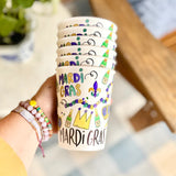 MARDI GRAS CUPS