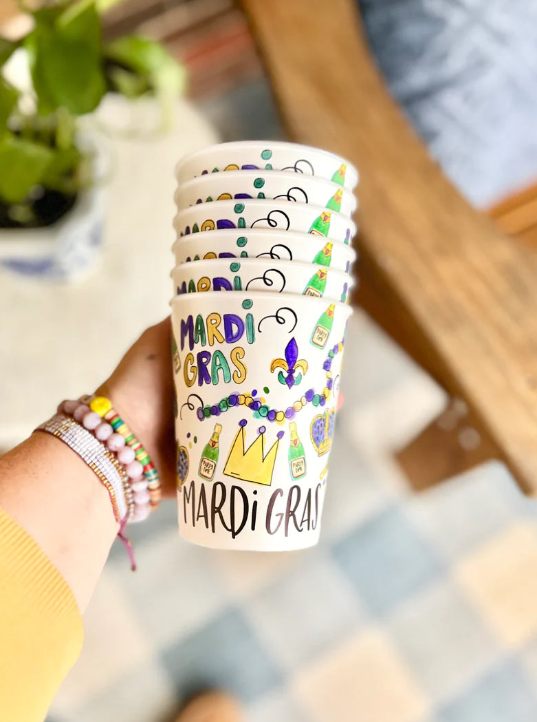 MARDI GRAS CUPS