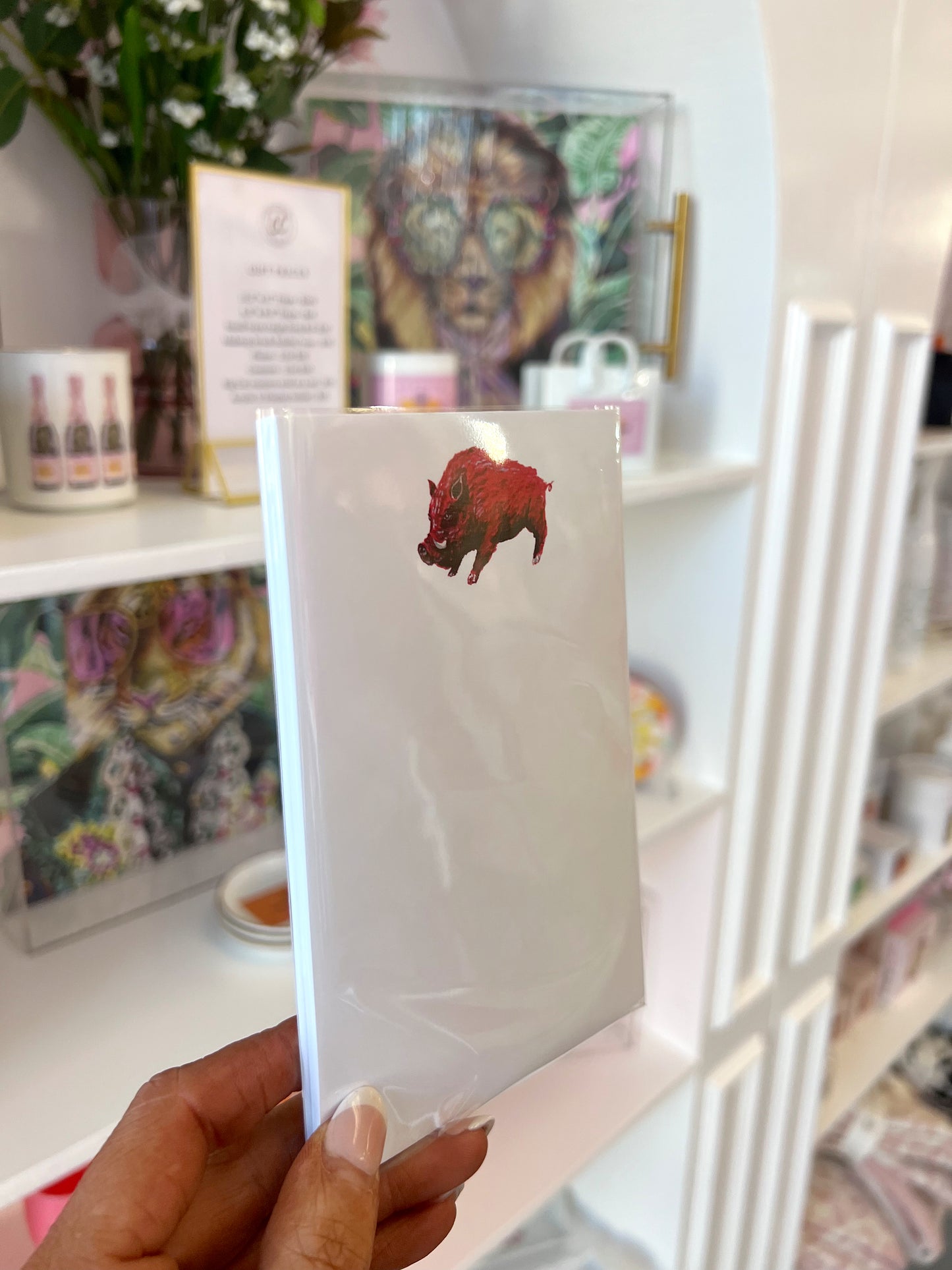 RED PIG NOTEPAD