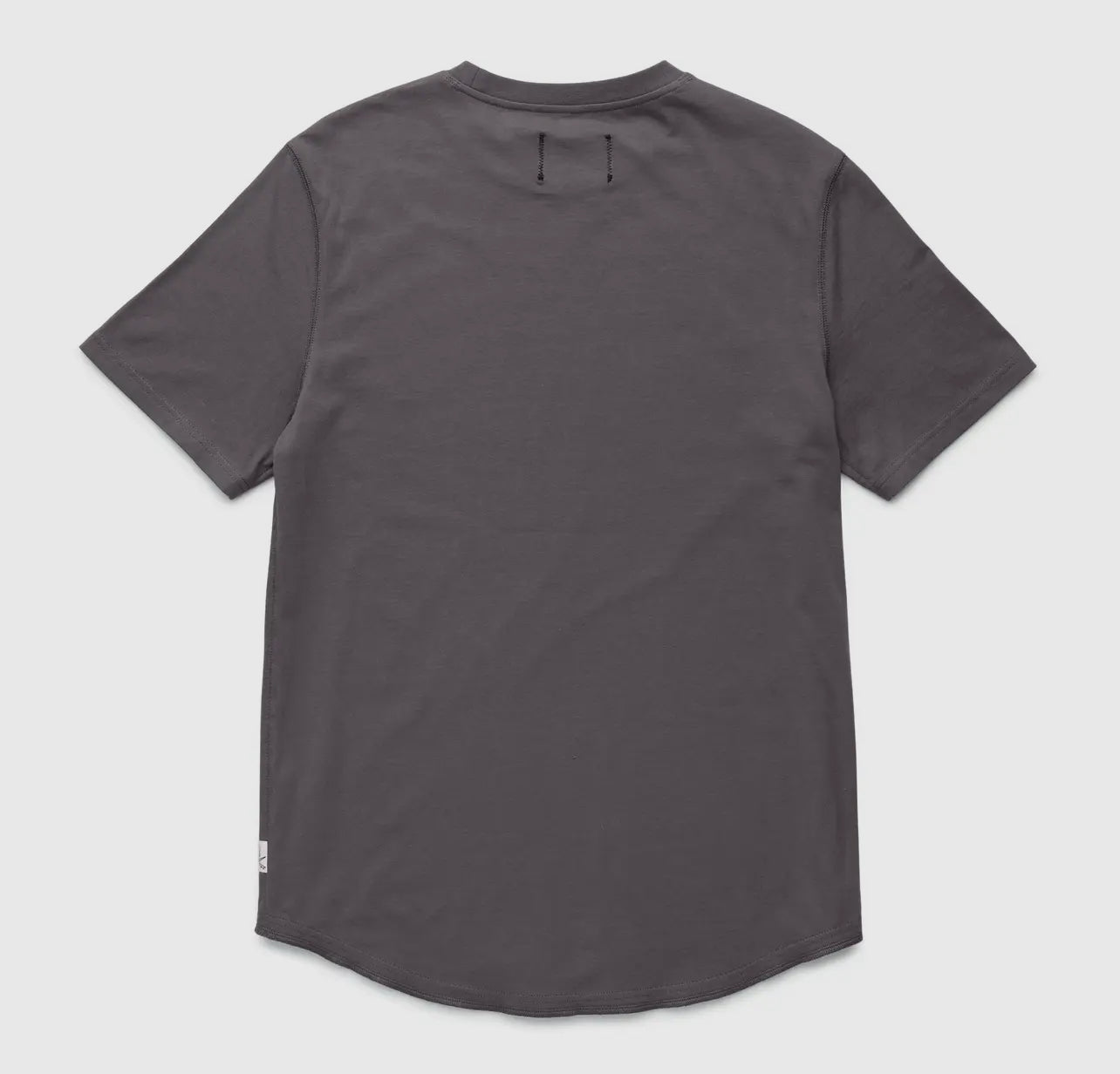 EIFFEL GREY S/S SCOOP BOTTOM PIMA TEE