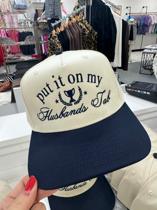 PUT IT ON MY HUSBANDS TAB HAT