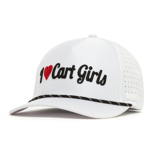 I HEART CART GIRLS  PERFORMANCE SNAPBACK ROPE HAT