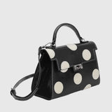 Black Polka Dot Recycled Vegan Purse