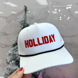 VINTAGE WHITE HOLLIDAY HAT