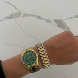 XL TWO TONED WATCH BAND BRACELET