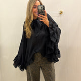 LEOPARD PRINT BARREL JEANS