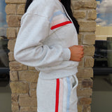 WF SLANE STRIPE HOODIE SET
