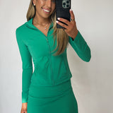 Green Athletic Jacket