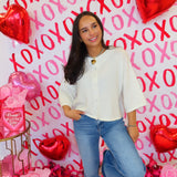 Ivory Button Up Cardigan