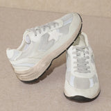 MAJOR, IVORY STAR SNEAKERS