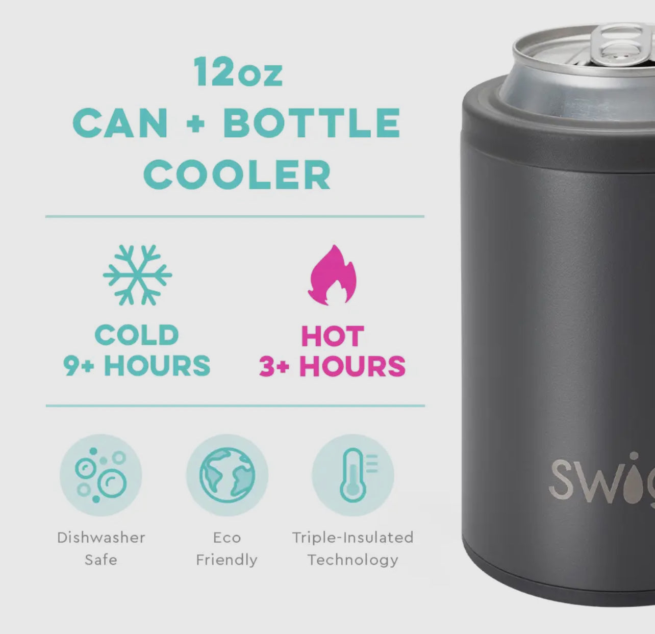 SWIG GREY CAN + BOTTLE COOLER