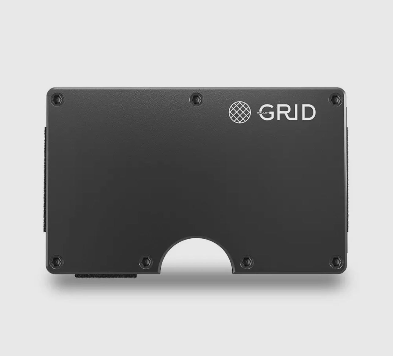 GRID WALLET - GUNMETAL ALUMINUM