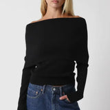 Black Kristin Sweater Top