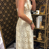 Ivory Lace Detailed Maxi Dress