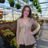 Leopard Denim Asymmetric Mini Skirt