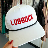 VINTAGE WHITE LUBBOCK ROPE HAT