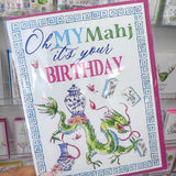 OH MY MAHJ ITS YOU'RE BIRTHDAY CARD