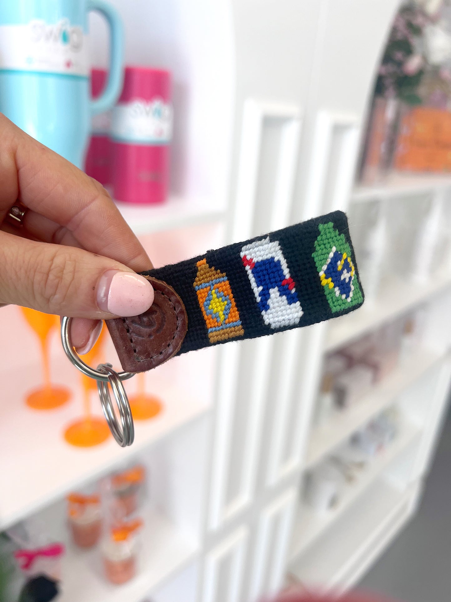 NEEDLEPOINT KEYCHAINS