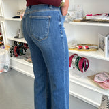 RISEN MEDIUM TUMMY CONTROL HR STRAIGHT JEANS