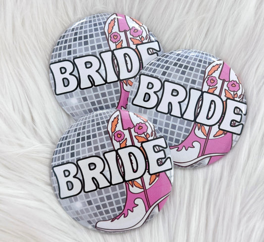 BRIDE DISCO BUTTON