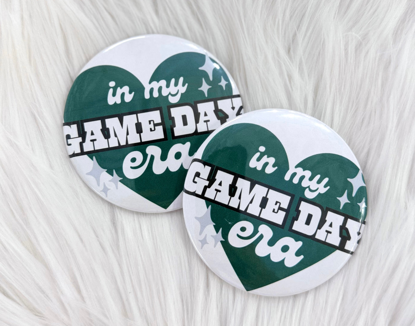 IN MY GAMEDAY ERA GREEN BUTTON