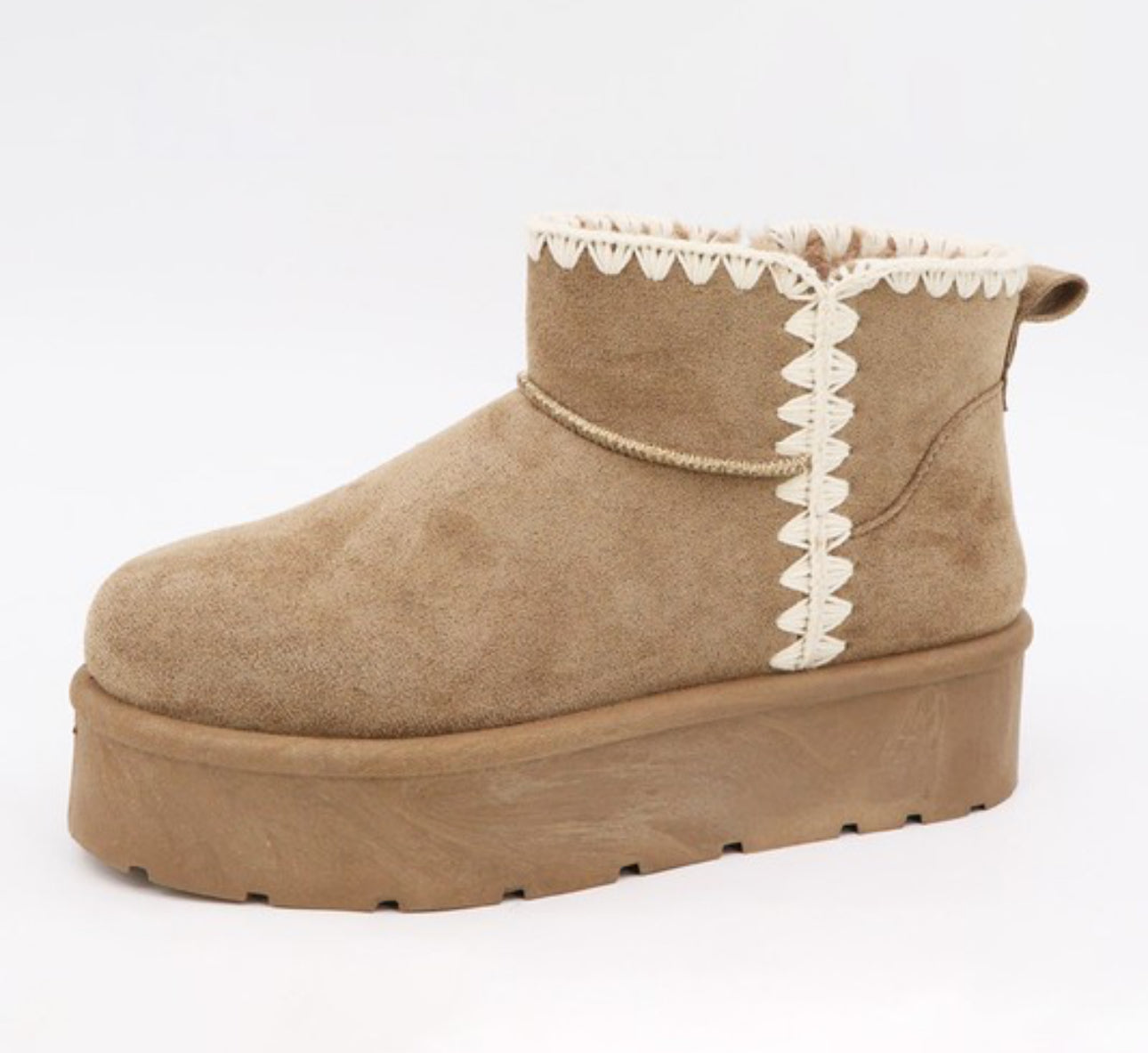 OATMEAL UGG STYLE BOOTS