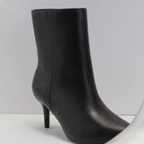 Black Kitten Stilleto Heel Bootie