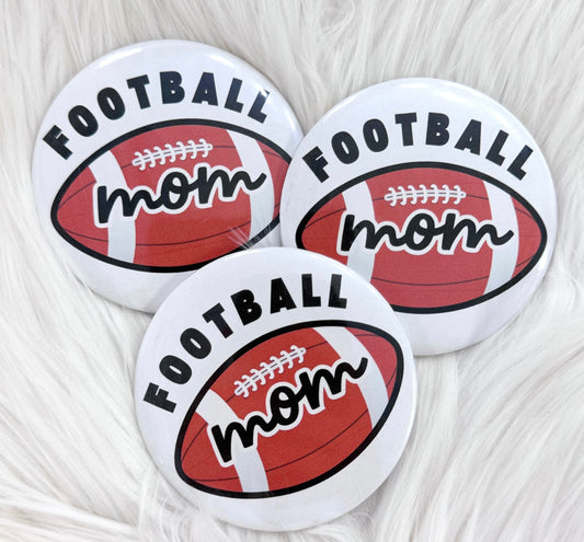 FOOTBALL MOM BUTTON