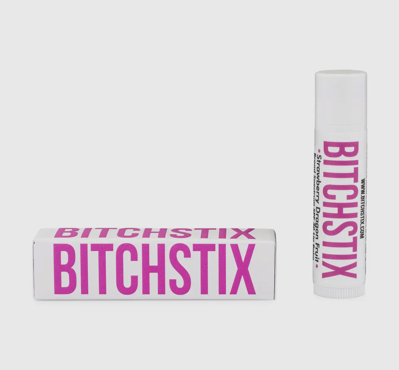 BITCHSTIX strawberry dragon fruit SPF30 lip balm