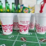 TEXAS TECH FOAM CUPS - 10 PACK