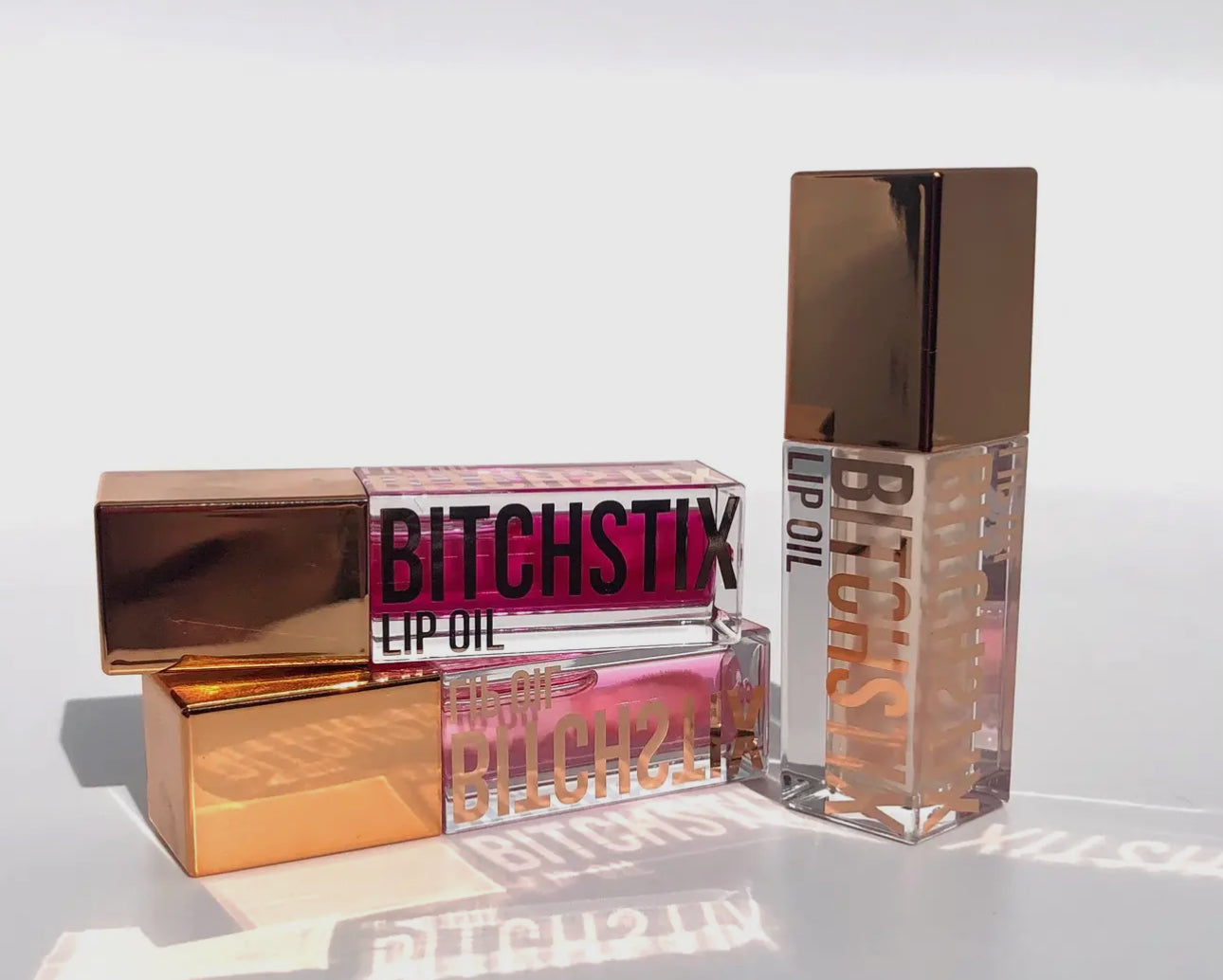 BITCHSTIX rose lip oil gloss