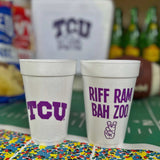TCU FOAM CUPS - 10 PACK
