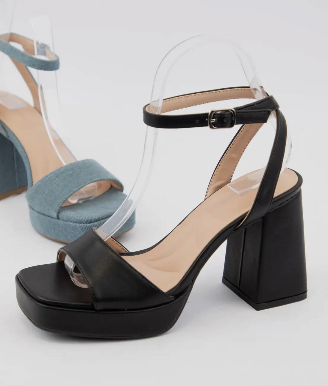 Black Platform Heel