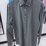 HORN LEGEND BLACK CHECKERED BUTTON DOWN