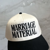 MARRIAGE MATERIAL BLACK HAT