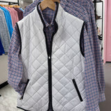 Horn Legend White Pipeline Quilted Vest