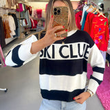 SKI CLUB STRIPED SWEATER