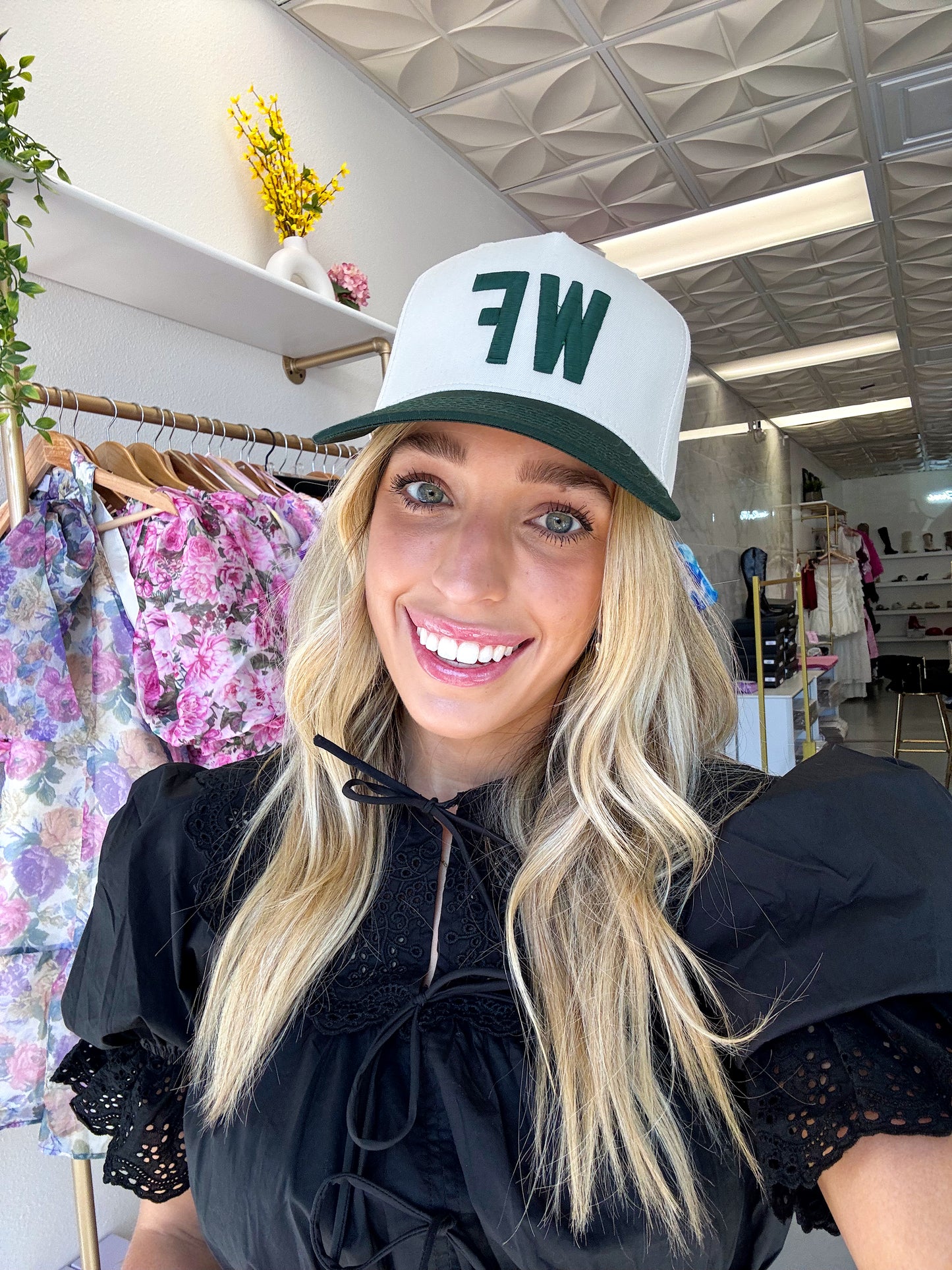 VINTAGE WF GREEN HAT